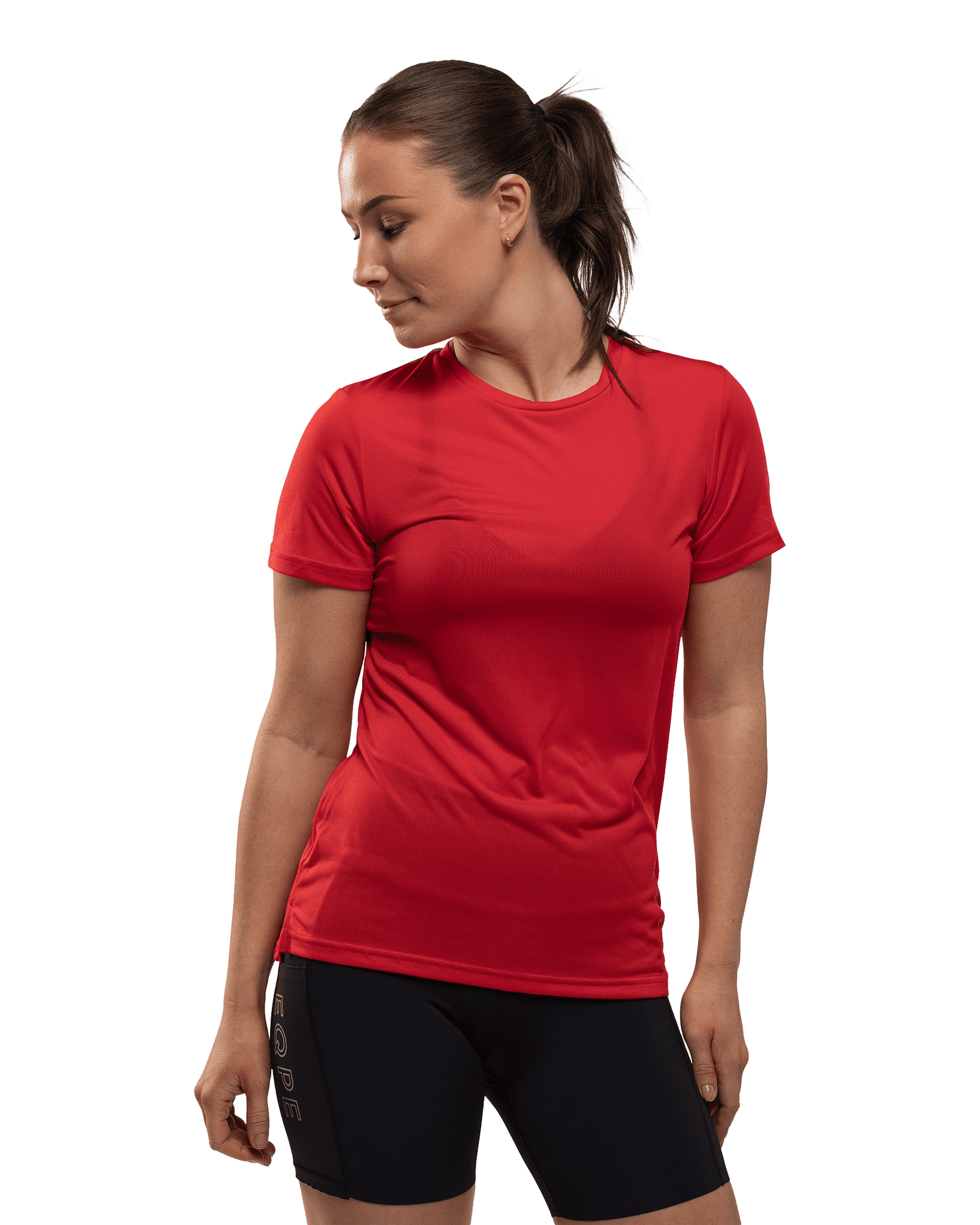 Bïelve Active Tee W High Risk Red
