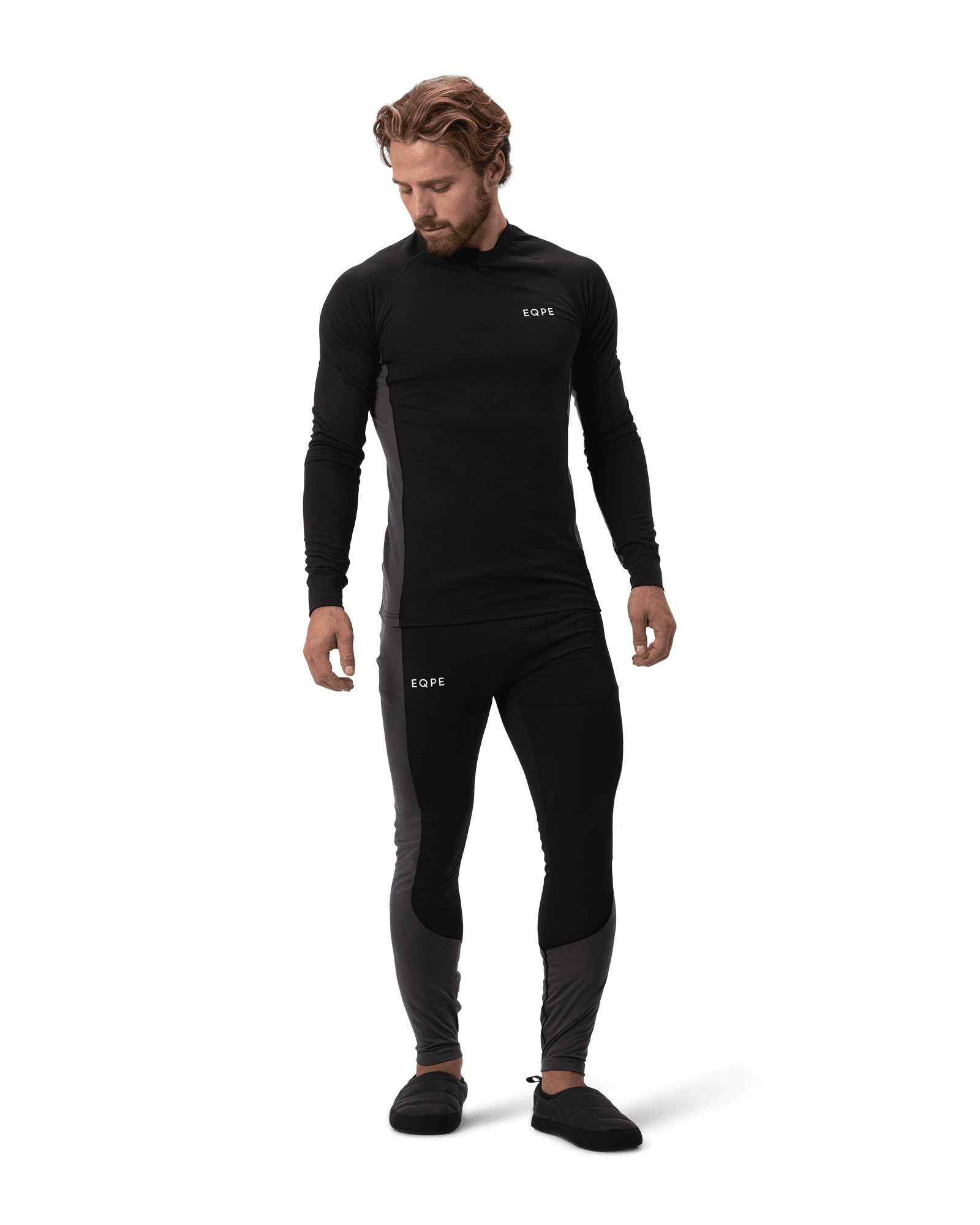 Haze Baselayer Set M Deep Black/Iron Grey